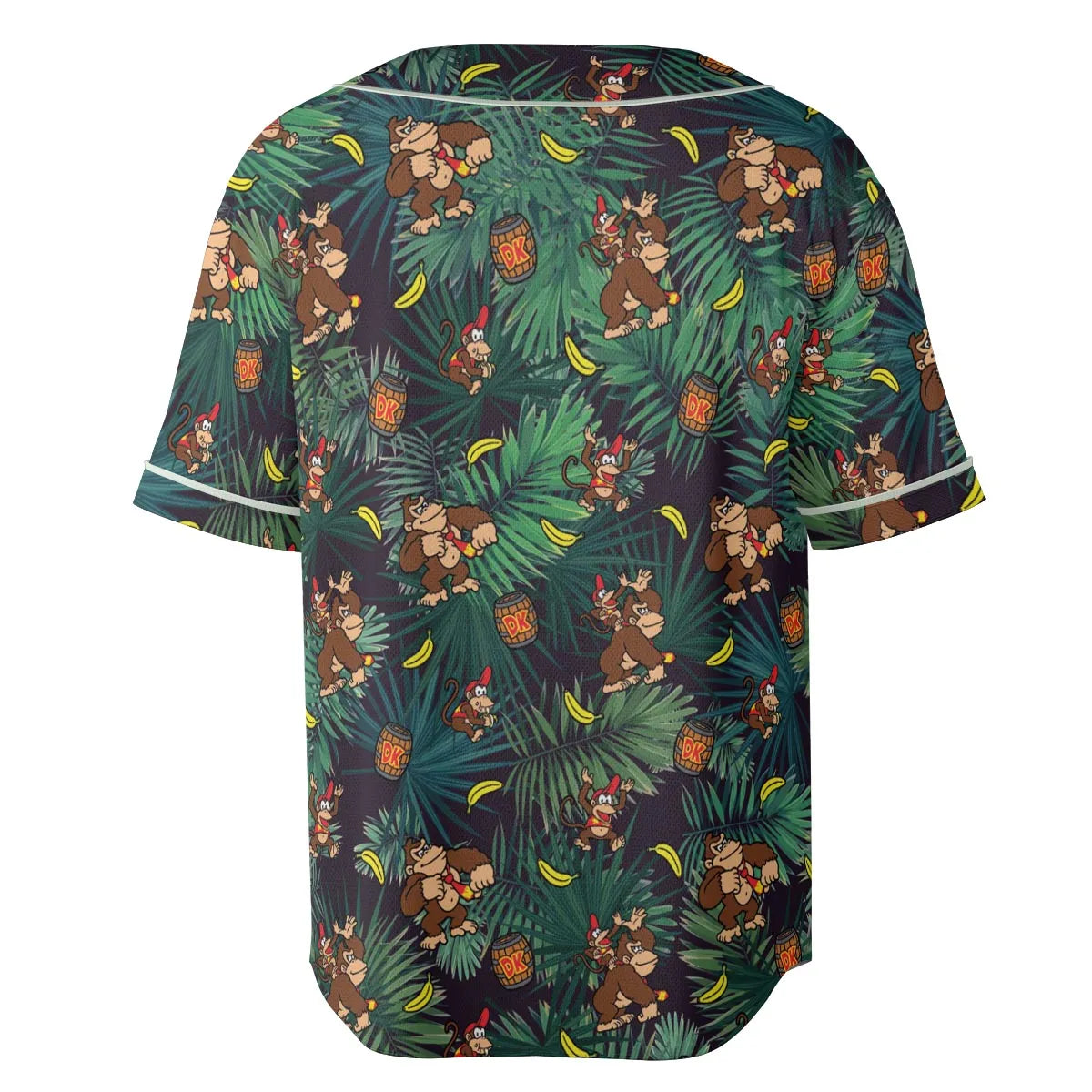 Donkey Kong Nintendo Video Games Unisex Baseball Jersey
