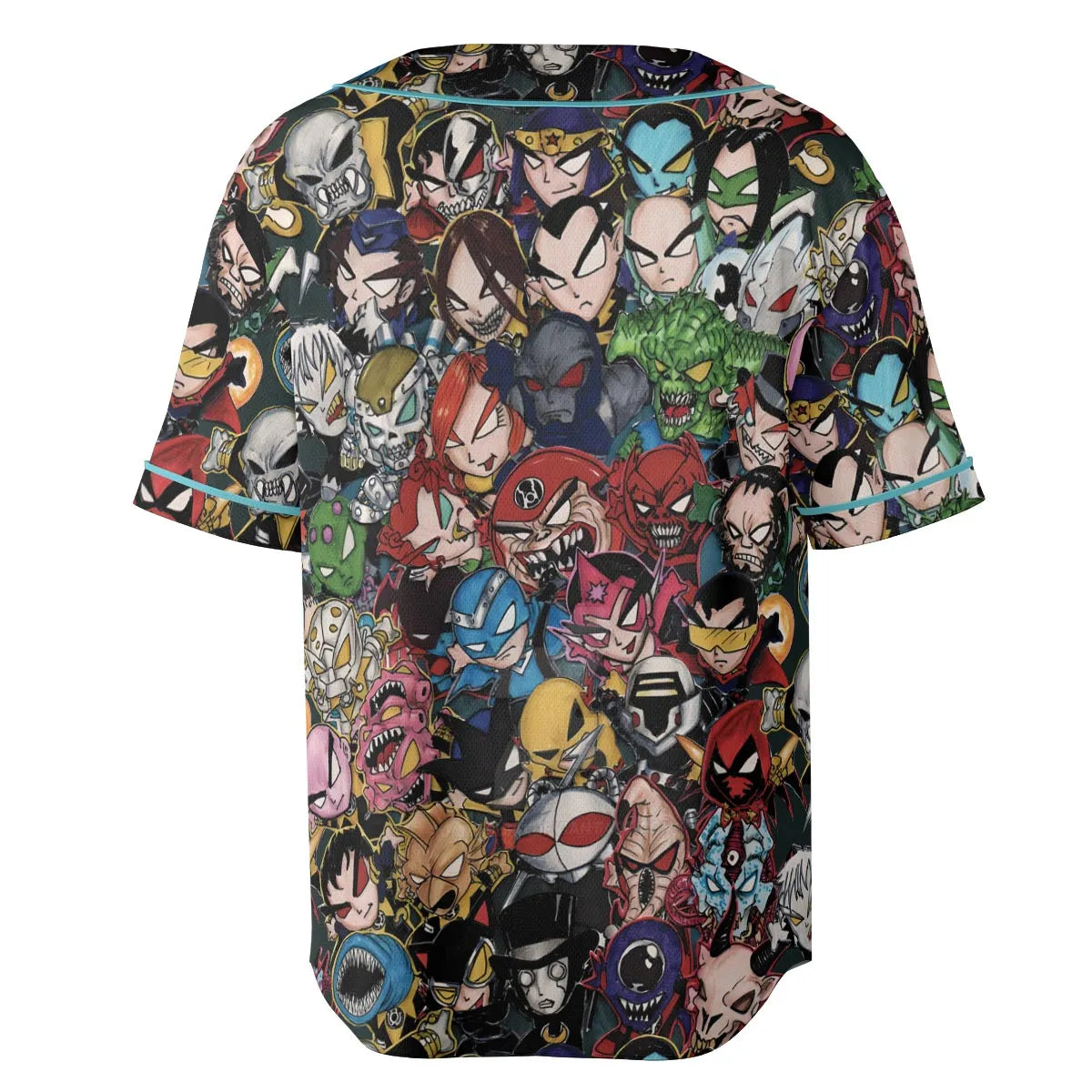 DC Villains Chibi Unisex Baseball Jersey