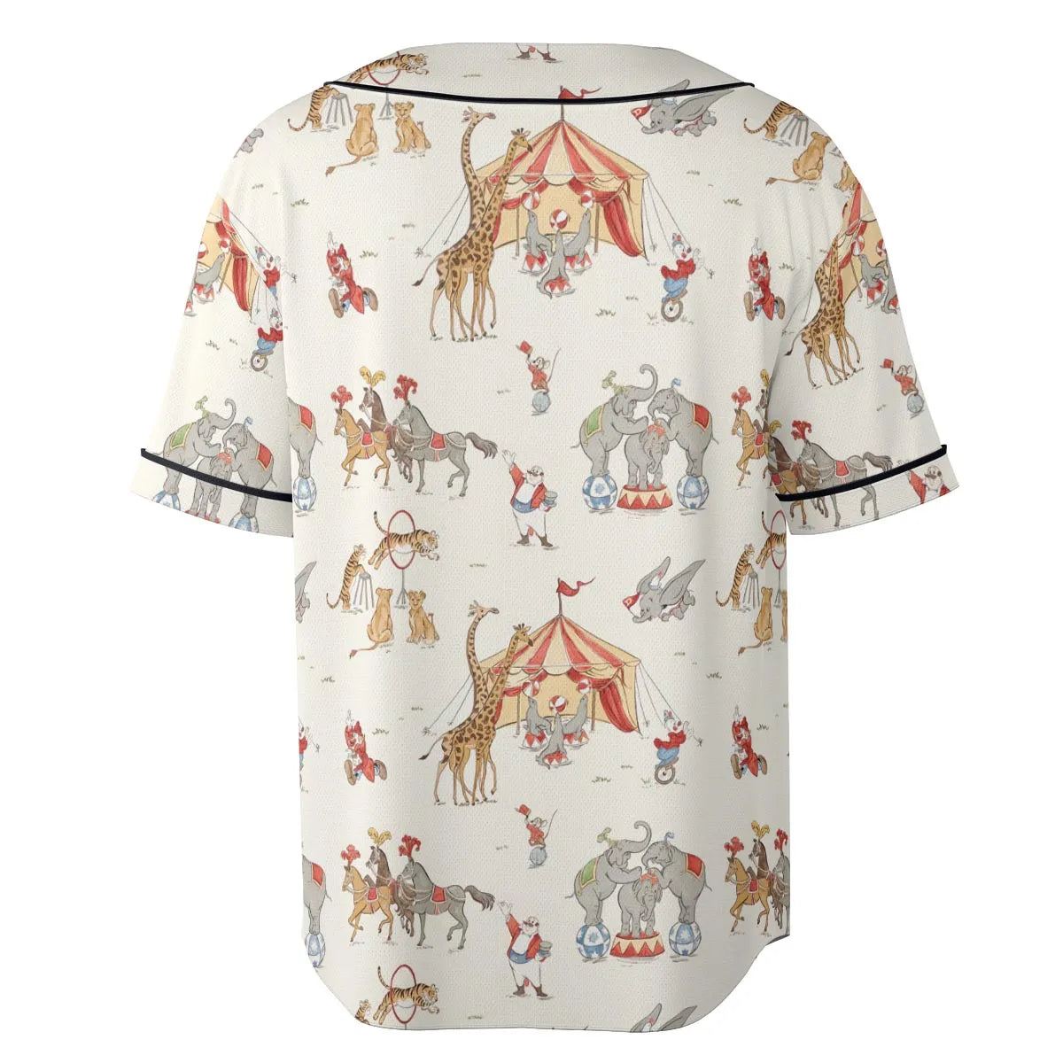 Nostalgic Circus Dumbo Unisex Baseball Jersey