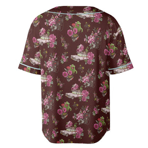 Slimer Ecto-1 Proton Pack Floral Ghostbusters Unisex Baseball Jersey