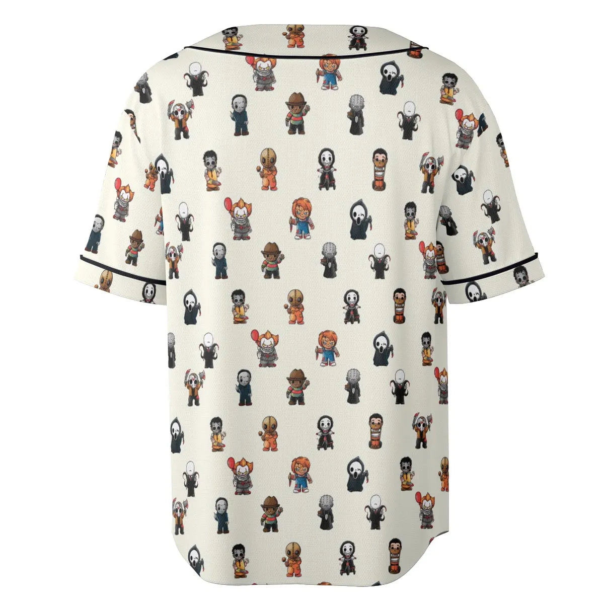 Horror Movies Characters Pattern Unisex Baseball Jersey