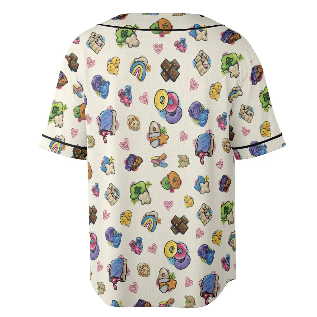 Nostalgic Candy From Your Childhood Unisex Baseball Jersey