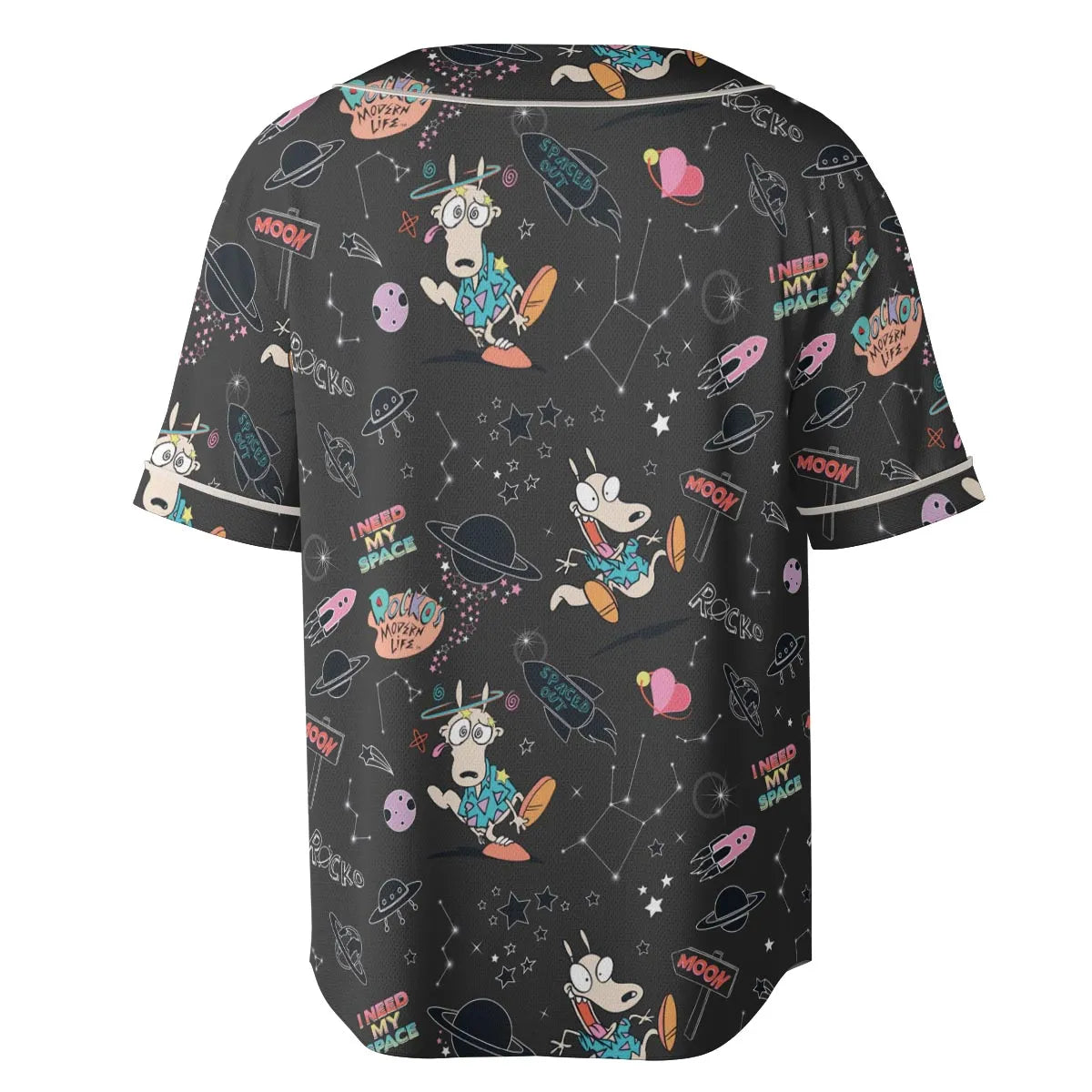 Rocko Space Out Rocko's Modern Life Unisex Baseball Jersey