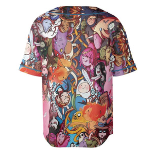 Land of Ooo Adventure Time Unisex Baseball Jersey