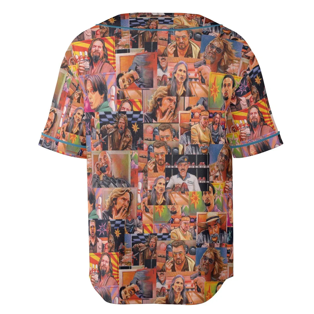 The Big Lebowski Painting Pattern Unisex Baseball Jersey