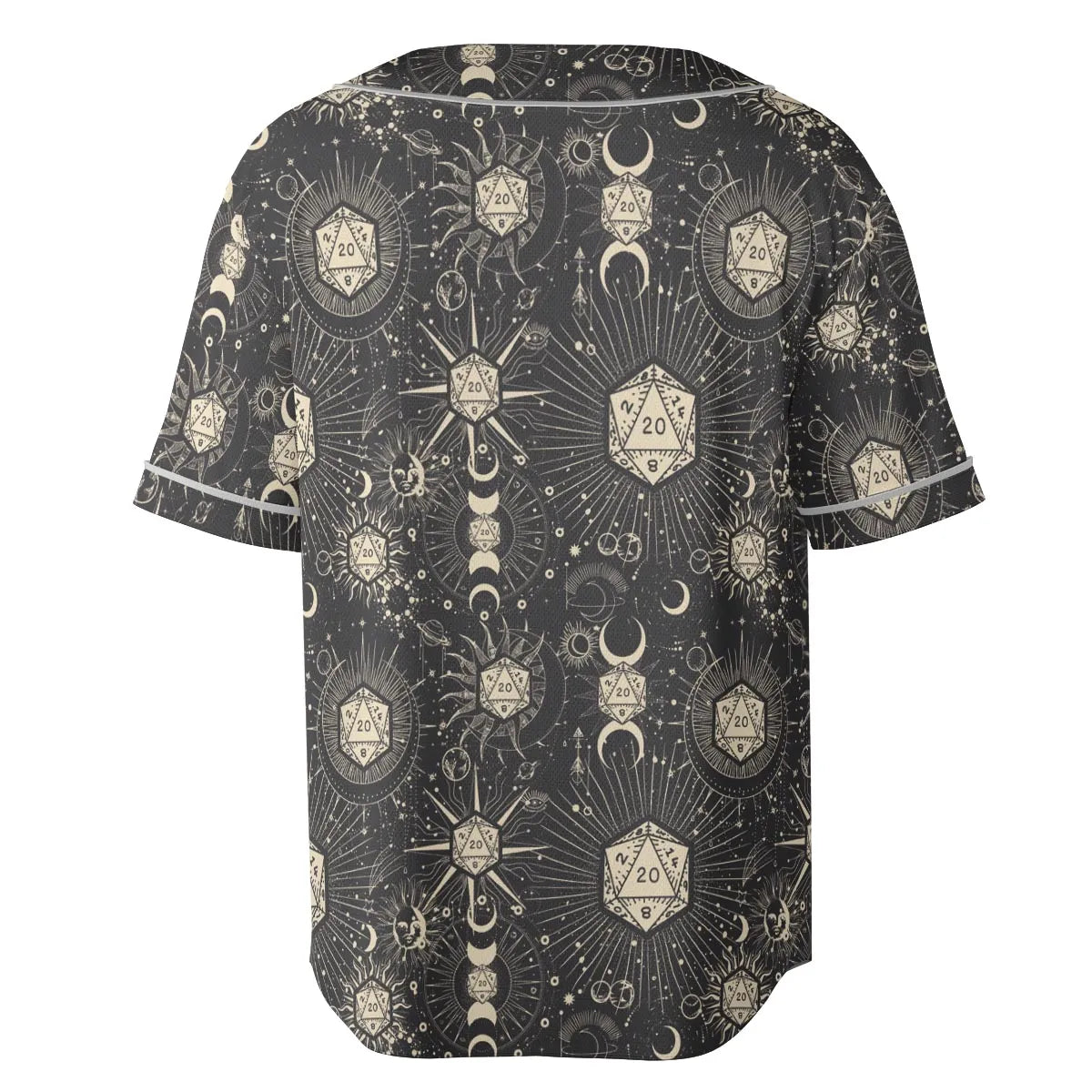 Diceyverse Dice RPG DND Unisex Baseball Jersey