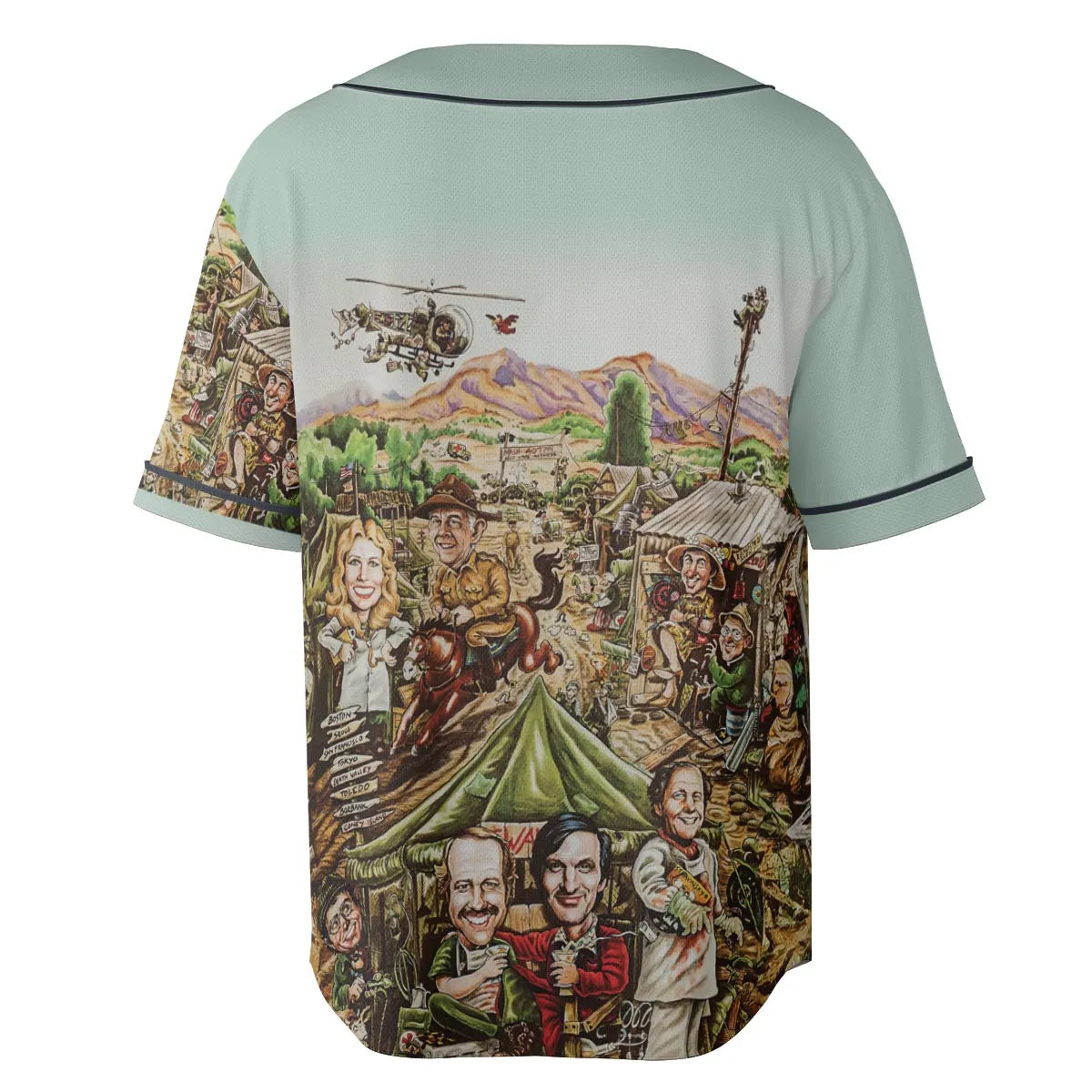 M*A*S*H Movie Art Unisex Baseball Jersey