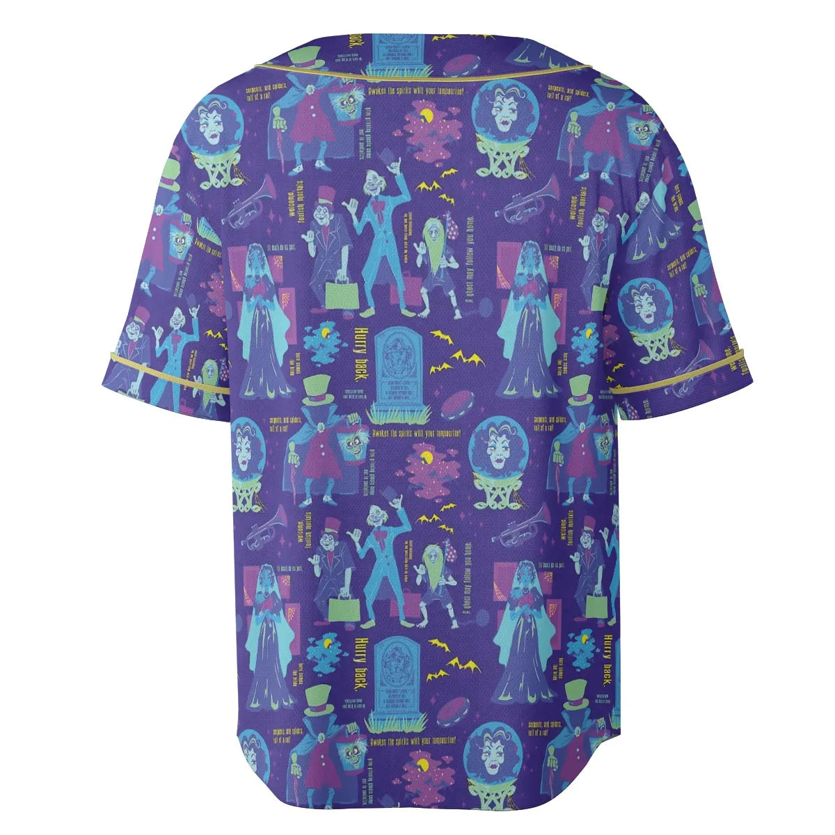 Happy Haunts Journal Haunted Mansion Unisex Baseball Jersey