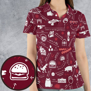 AOP Men/Women Polo Shirt - L2Q32C9A -  - 4