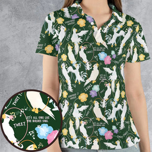 Tiki Room Showgirls AOP Men/Women Polo Shirt