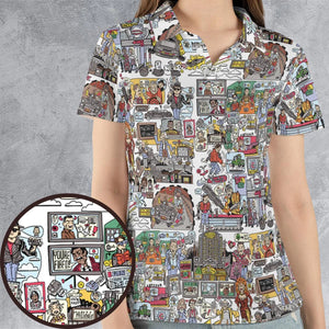 Back To Style Back To The Future AOP Men/Women Polo Shirt