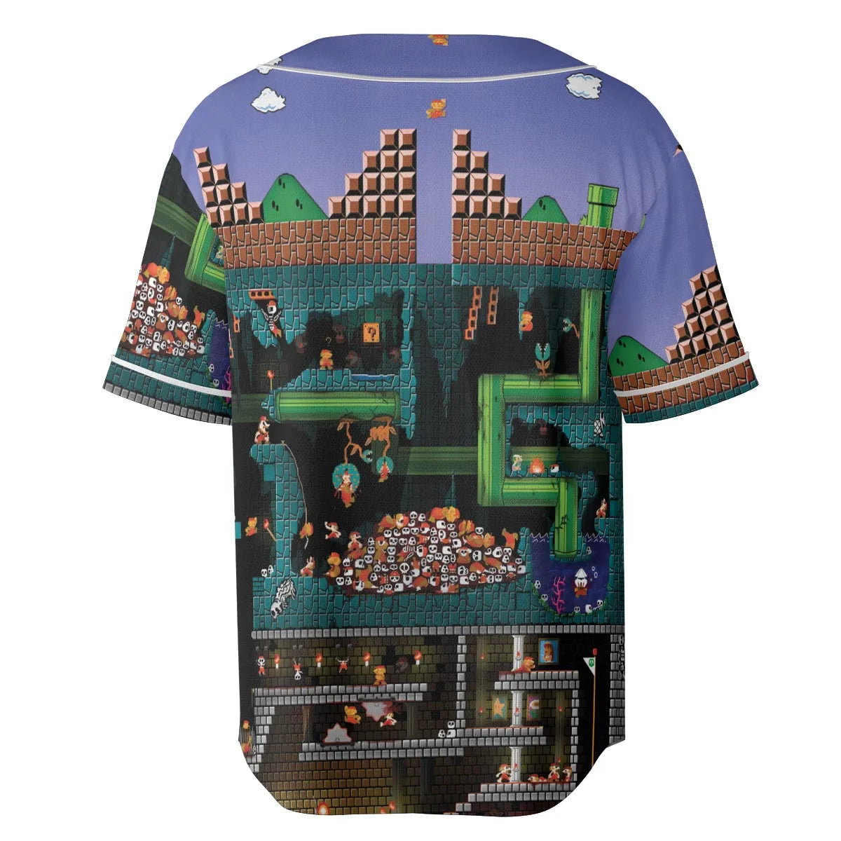 The Pit Super Mario Unisex Baseball Jersey