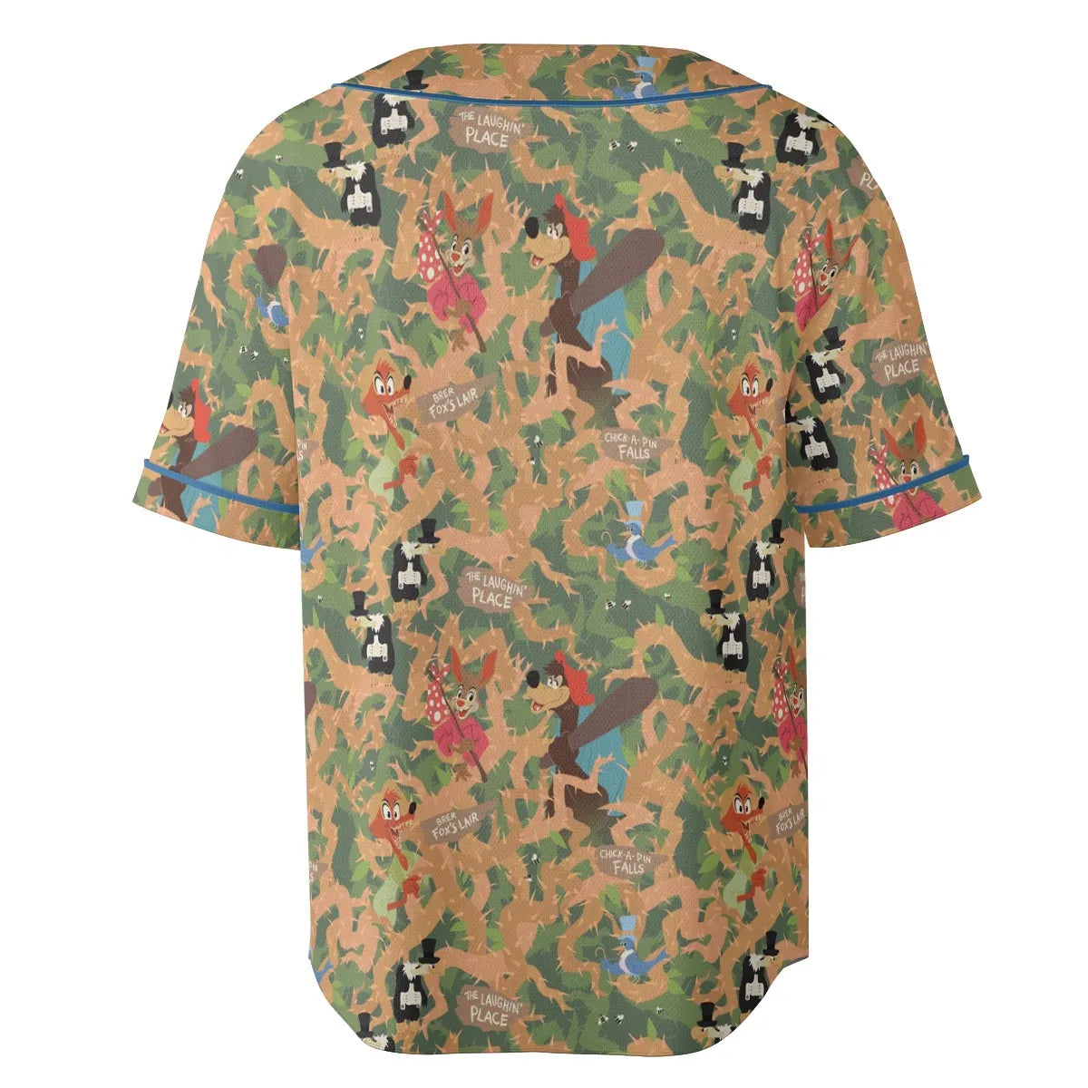 Flowing Down Splash Mountain Unisex Baseball Jersey