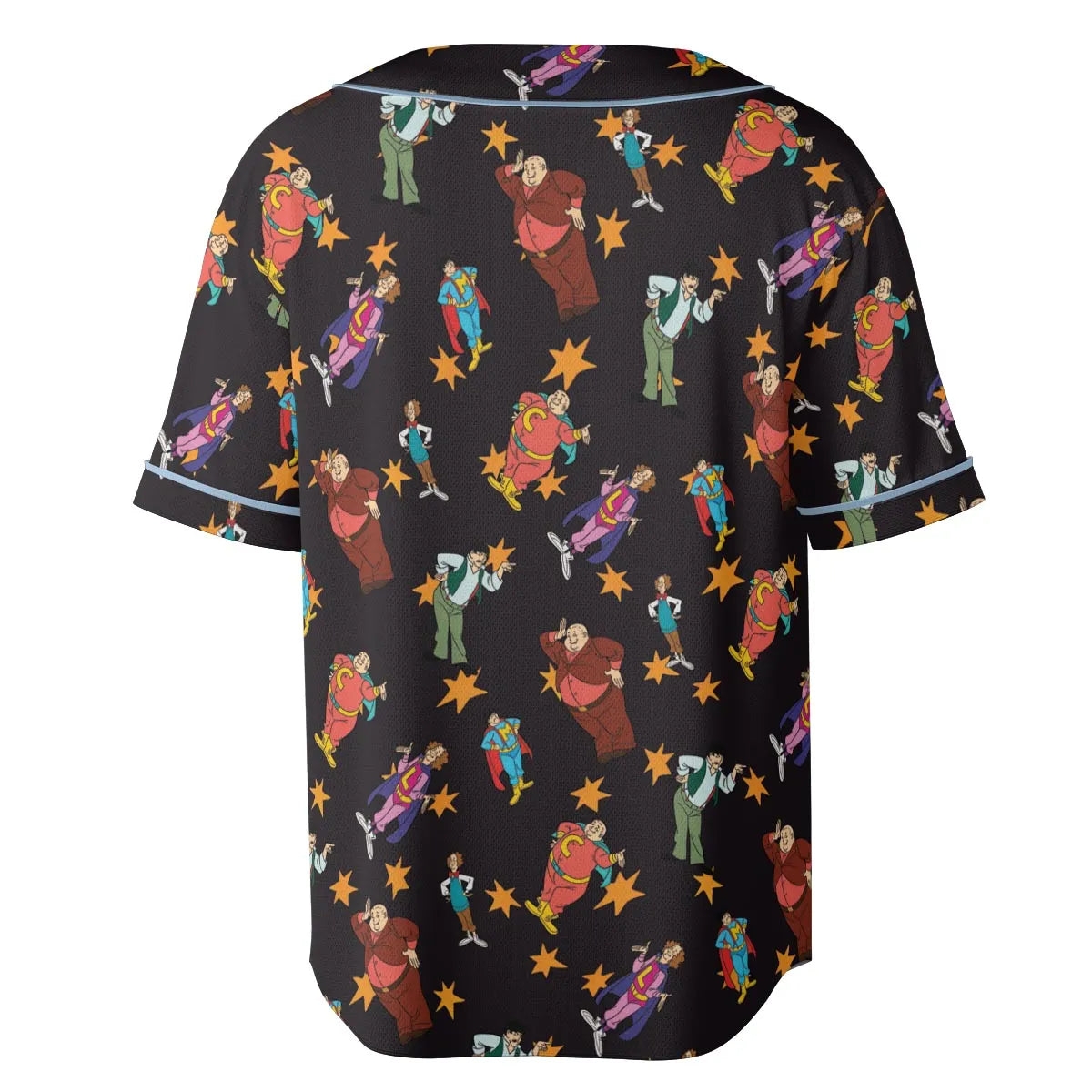 The Three Stooges Action Unisex Baseball Jersey