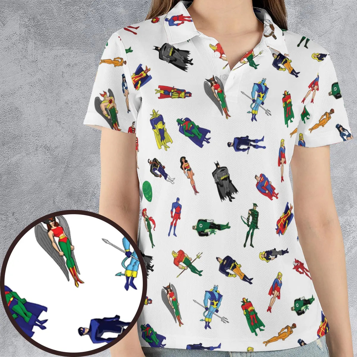 My Ultimate Justice League AOP Men/Women Polo Shirt