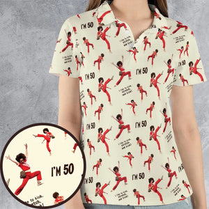 I'm 50 Sally O'Malley SNL AOP Men/Women Polo Shirt