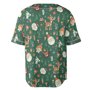 Rudolph The Red Nosed Reindeer Characters Unisex Baseball Jersey