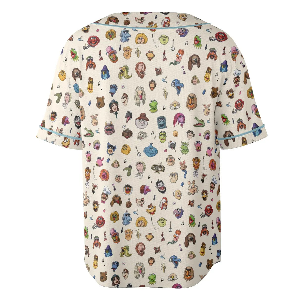 The Muppets Pattern Unisex Baseball Jersey
