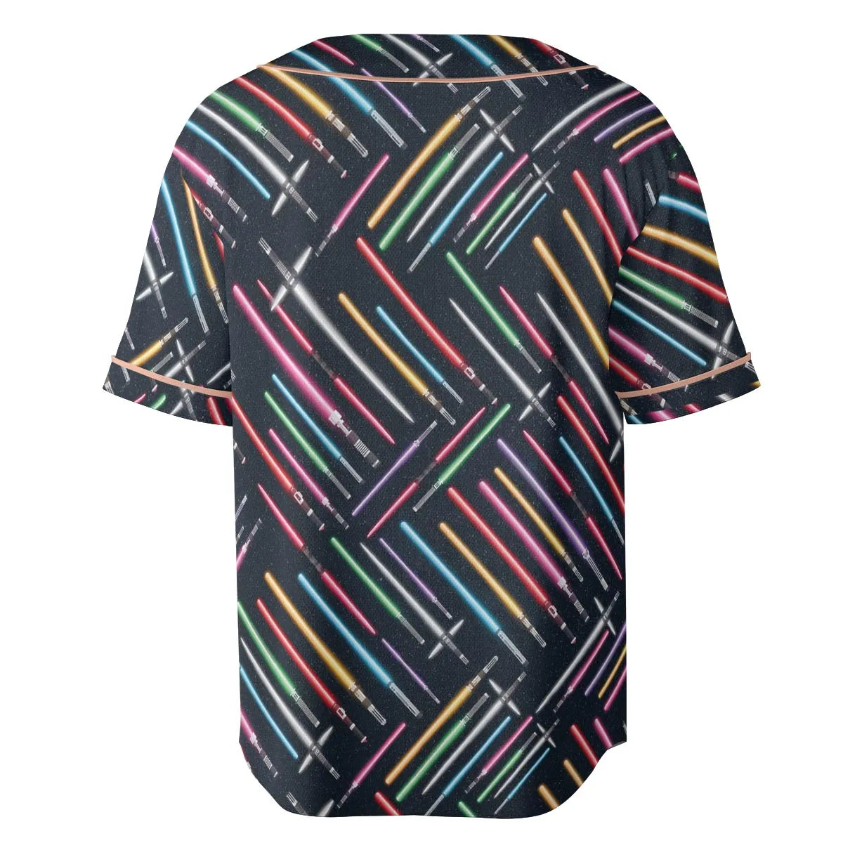 Lightsabers Star Wars Pattern Unisex Baseball Jersey
