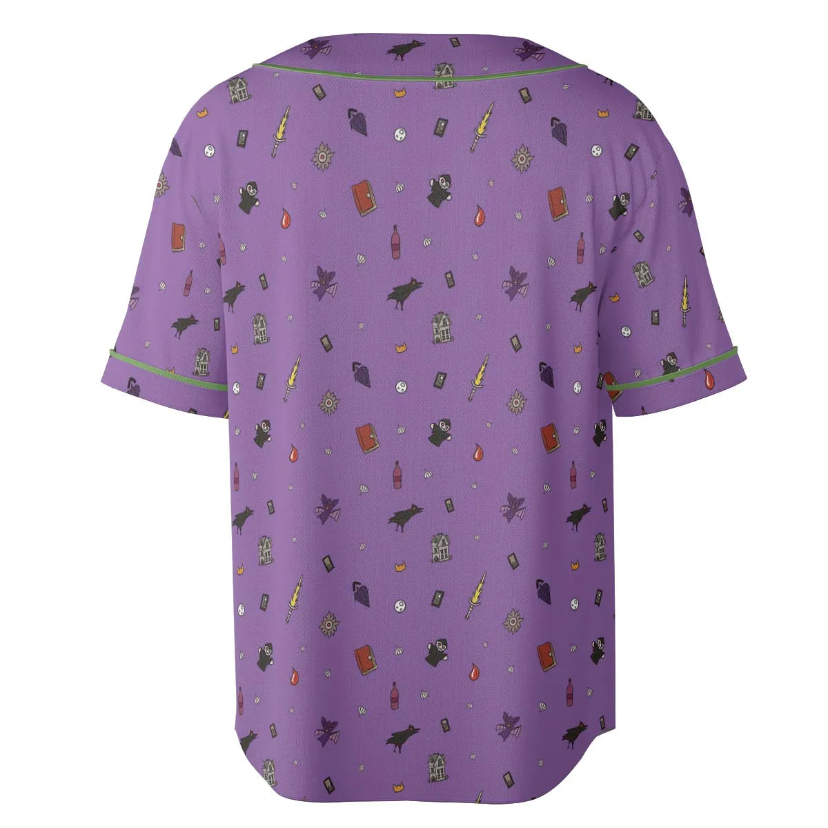 Barovia Dungeons and Dragons Pattern Unisex Baseball Jersey