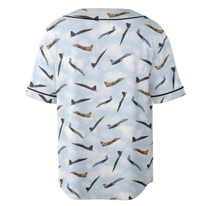 Top Gun Aircraft Unisex Baseball Jersey