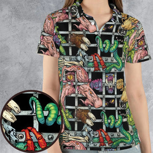 Castle Grayskull Dungeon He-man And The Masters Of The Universe AOP Men/Women Polo Shirt