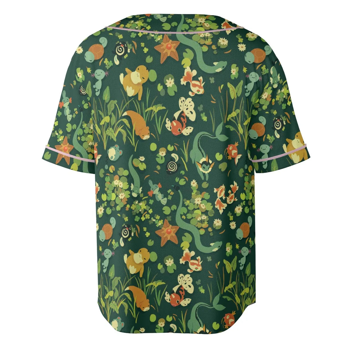 Under Water Type Pokemon Unisex Baseball Jersey