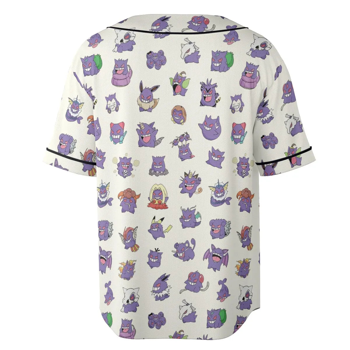 Gengar Cosplay Pokemon Unisex Baseball Jersey