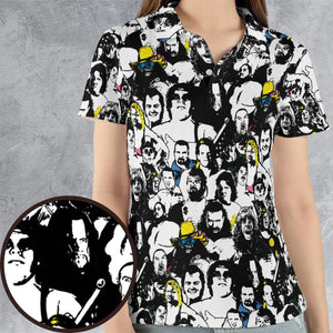 Iconic faces Royal Rumble AOP Men/Women Polo Shirt