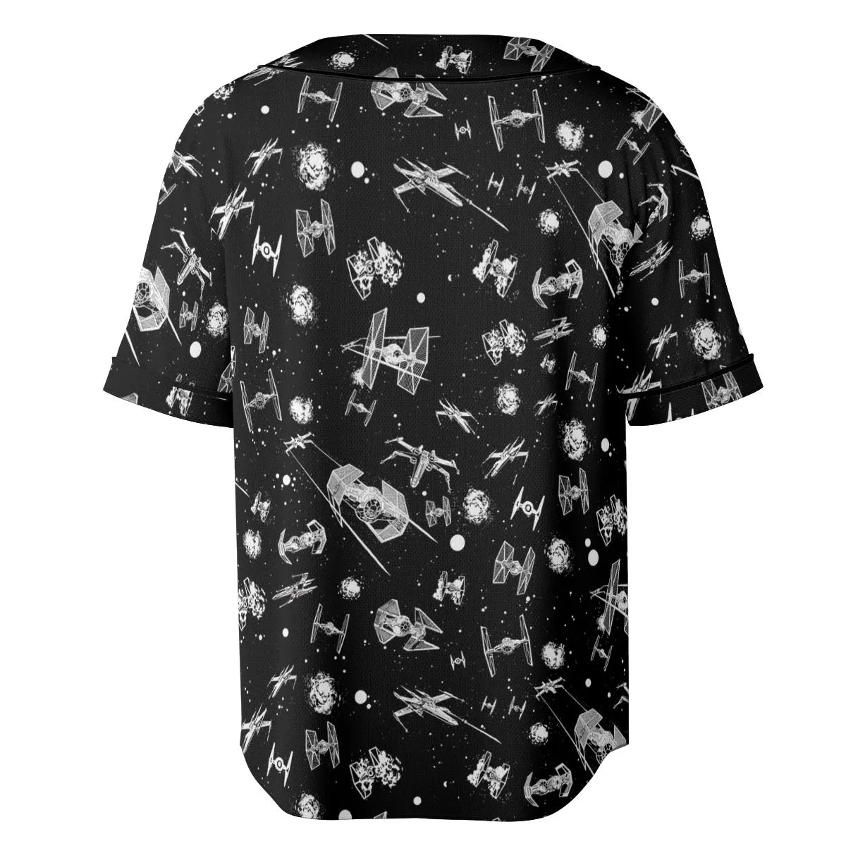Space Ship Battle Star Wars Unisex Baseball Jersey