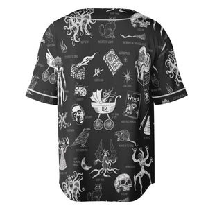 H.P. Lovecraft Monsters Unisex Baseball Jersey