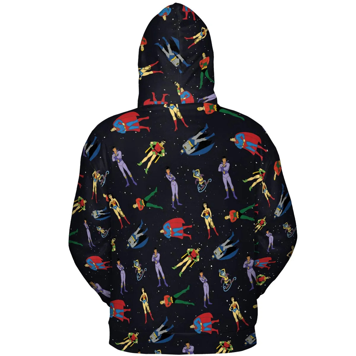 The Super Powers Team Super Friends All-over Print Hoodie