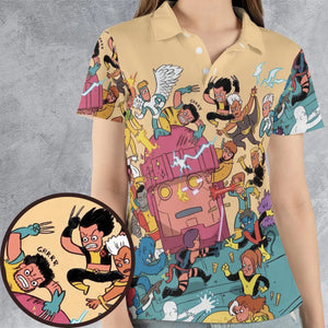 Super Style X-Men AOP Men/Women Polo Shirt