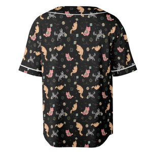 Dice Cat DnD Unisex Baseball Jersey