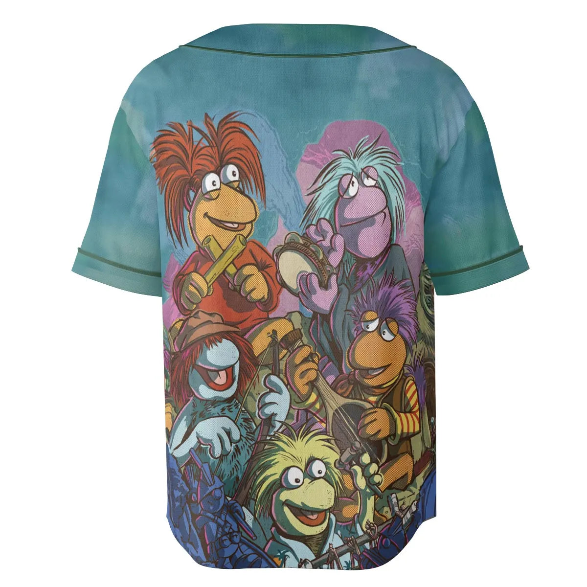 Fraggle Rock Larsen The Muppets Unisex Baseball Jersey