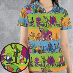 Yogi Yahooeys Scooby Doodies Really Rottens Laffalympics AOP Men/Women Polo Shirt