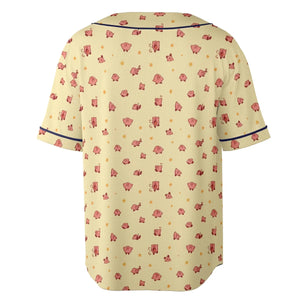 Nintendo Kirby Pattern Unisex Baseball Jersey