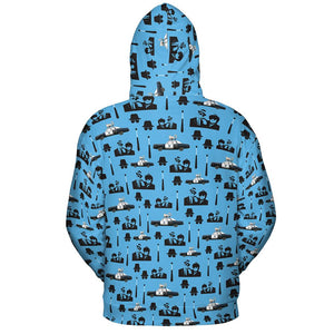All-over Print Hoodie - A34LQKX1 -  - 4