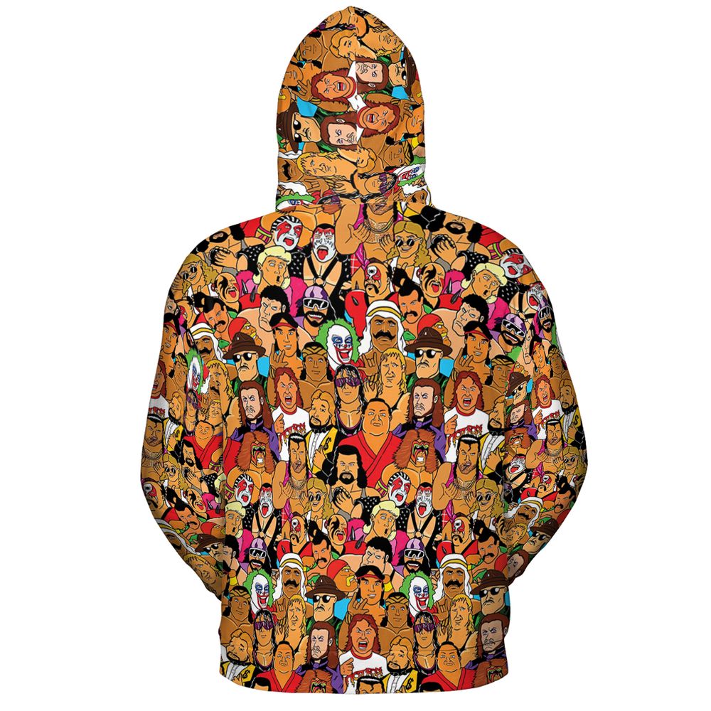 All-over Print Hoodie - 3STHQ3TK -  - 4