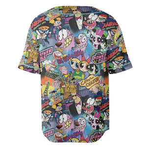 Cartoon Craze Unisex Baseball Jersey