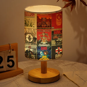 Public Enemy Albums Fabric Lamp Hip-Hop Revolution Glow