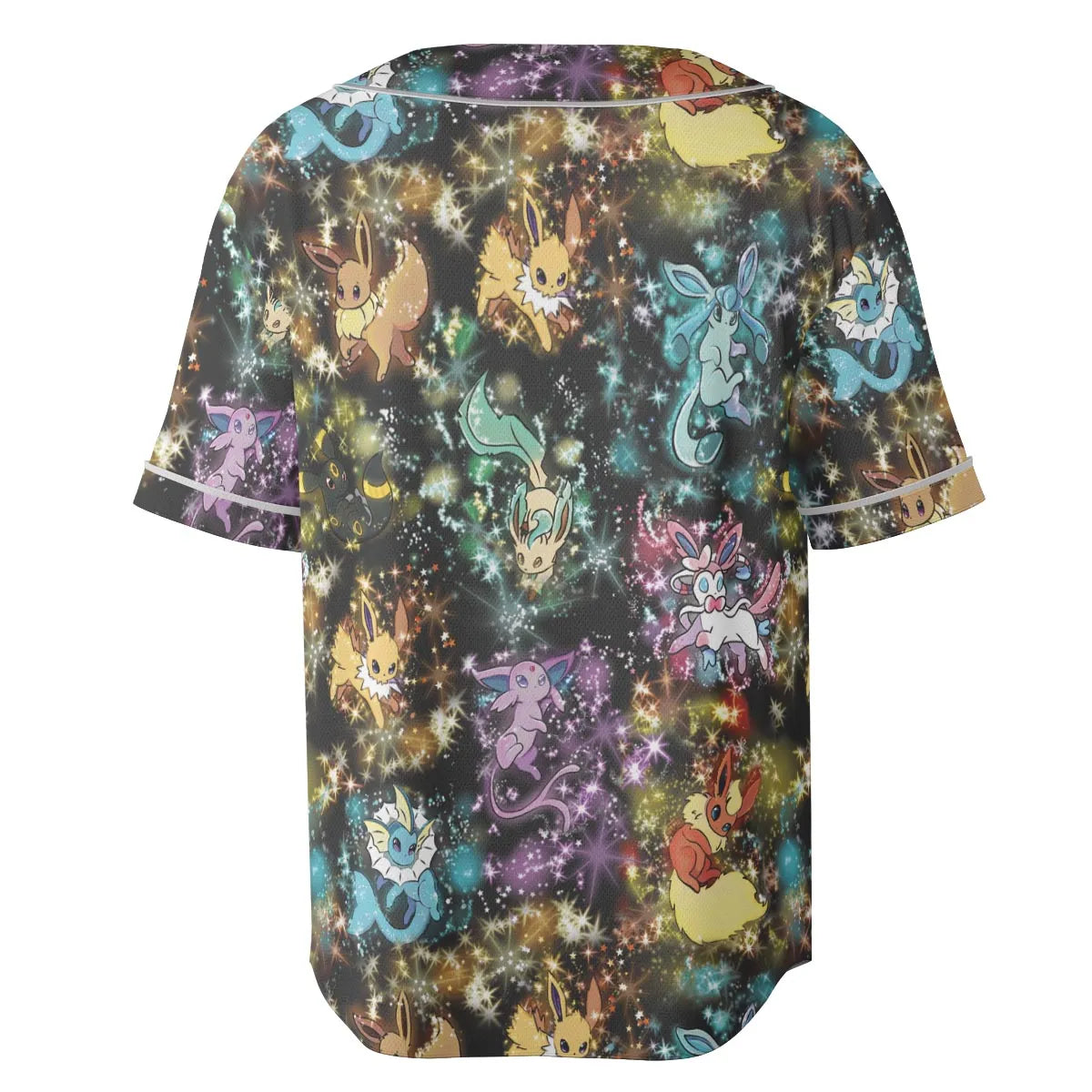 Eevee Evolution in the Galaxy Unisex Baseball Jersey