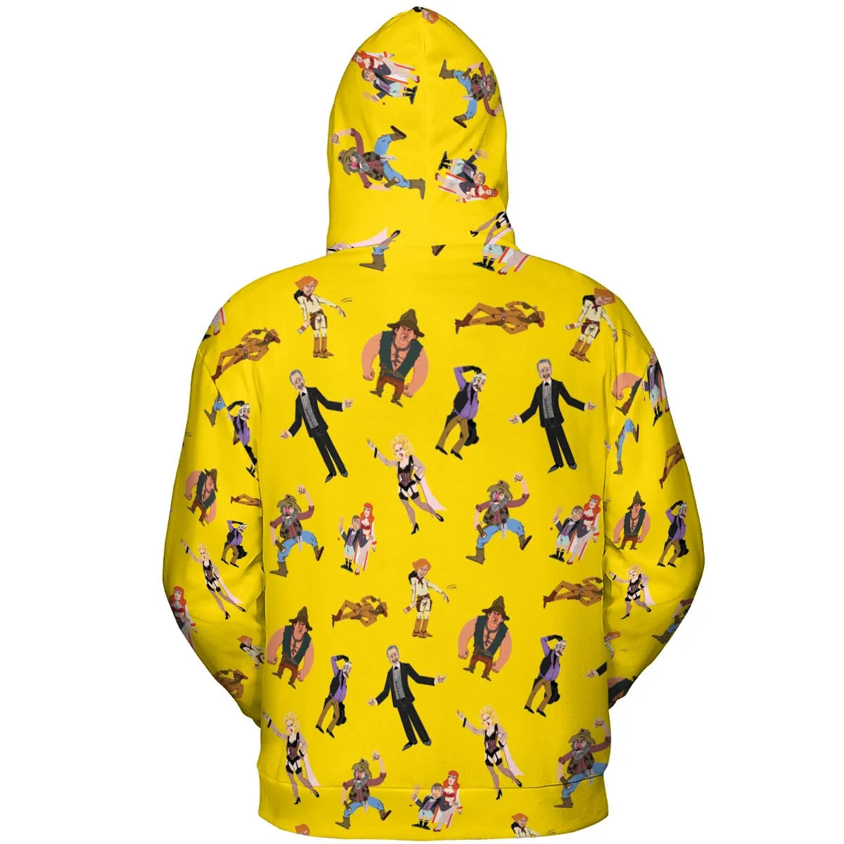 Blazing Saddles Characters All-over Print Hoodie