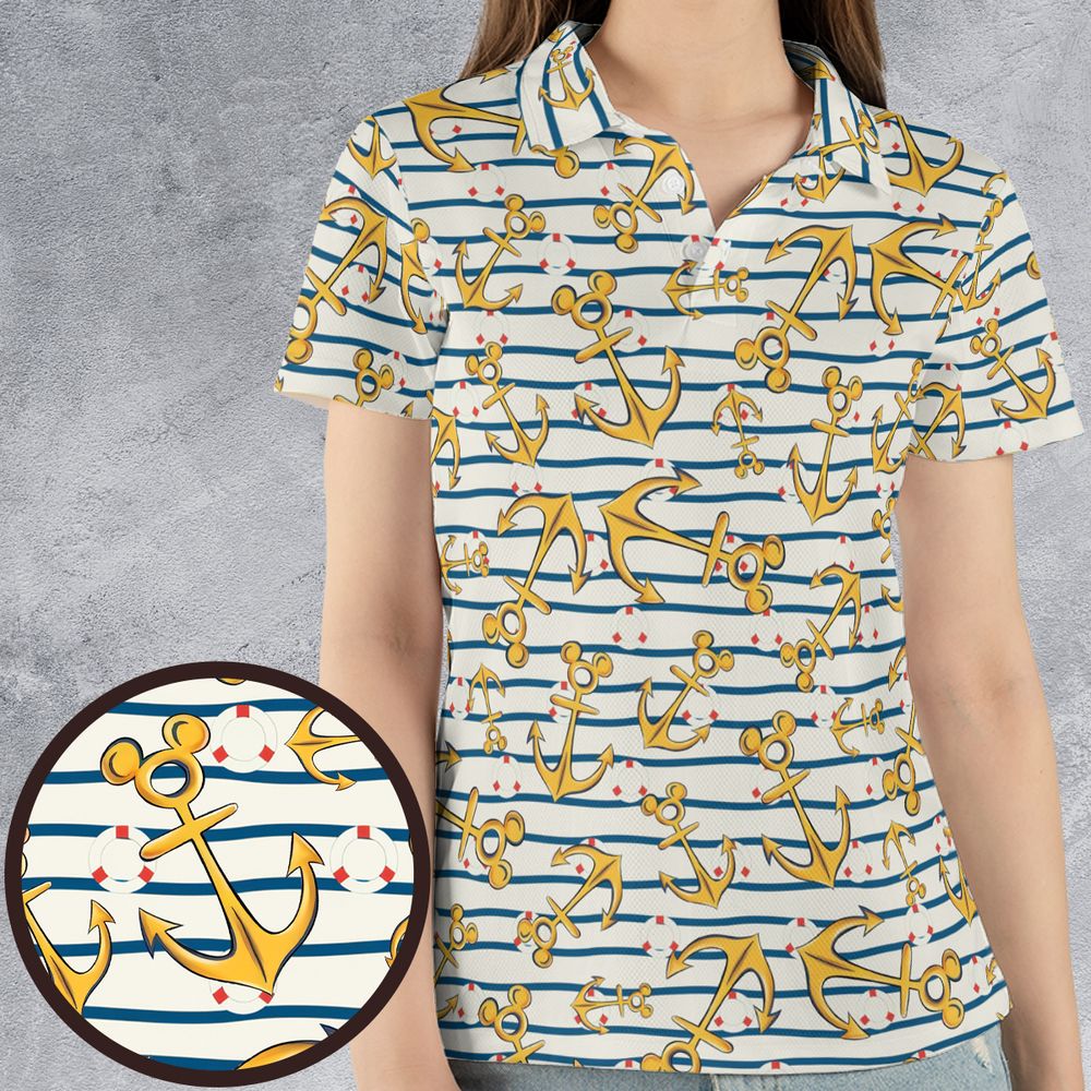 AOP Men/Women Polo Shirt - 4LJHGSV1 -  - 4