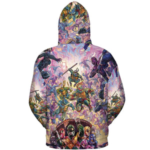 Shell Yeah Teenage Mutant Ninja Turtles All-over Print Hoodie
