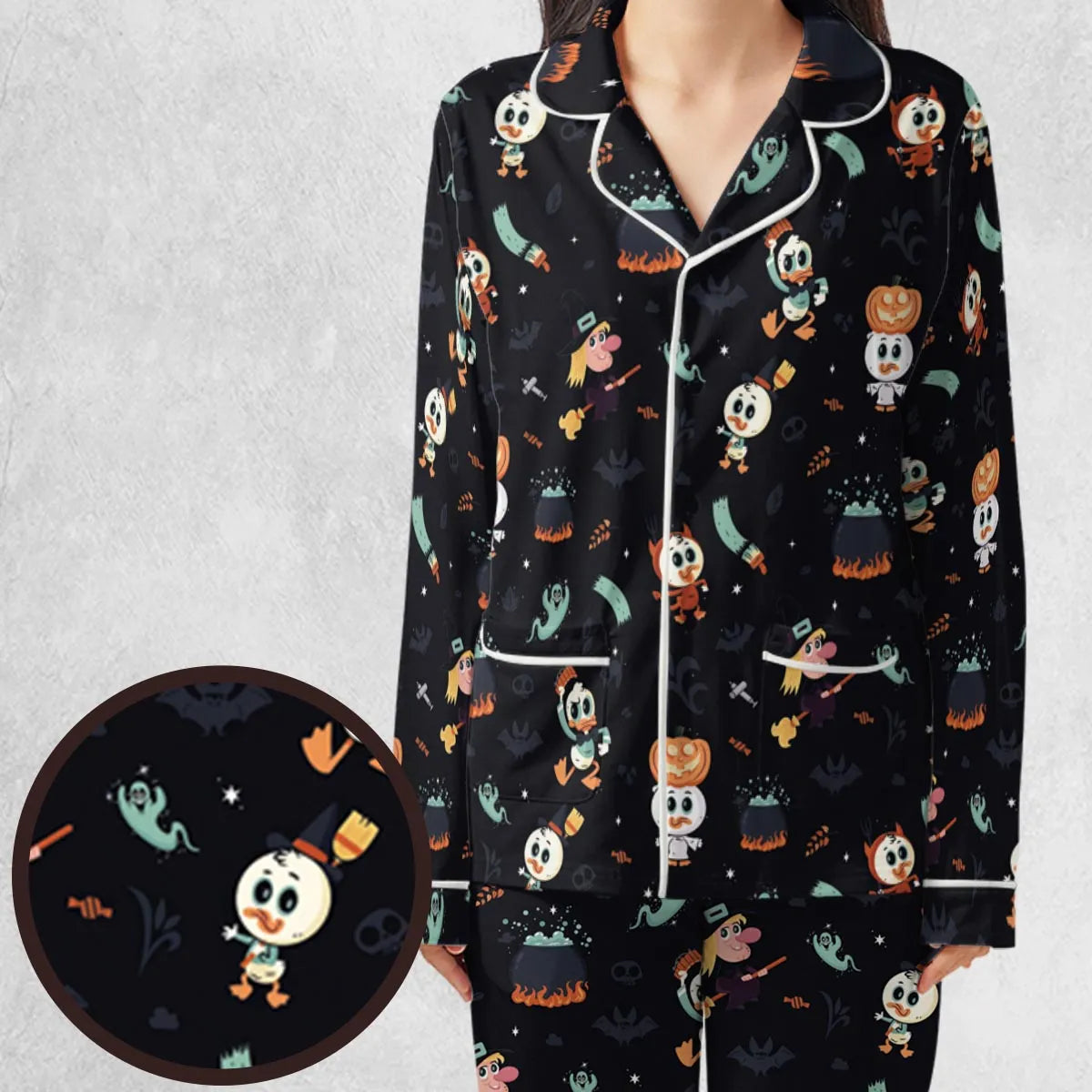 Quacky Halloween DuckTales Pajamas Set