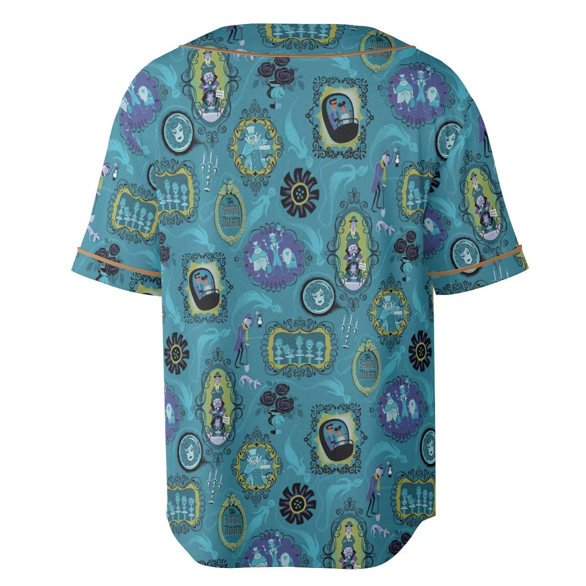 Haunted Mansion Pattern Unisex Baseball Jersey