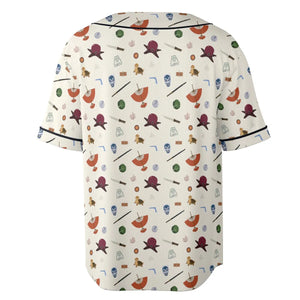 Avatar The Last Airbender Medley Pattern Unisex Baseball Jersey