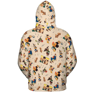 Fun And Fancy Free Characters All-over Print Hoodie