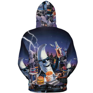 Retro Moon Mac Tonight All-over Print Hoodie